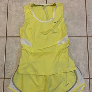 Nike Tank Top - Tennis - Yellow - M